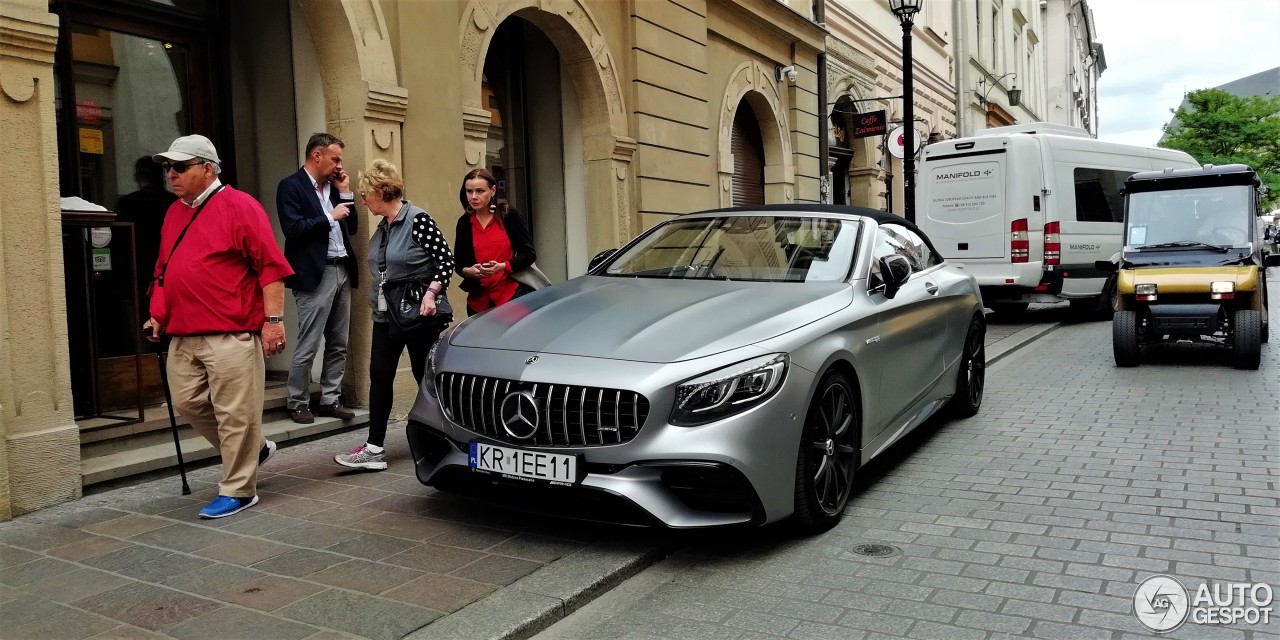 Mercedes-AMG S 63 Convertible A217 2018