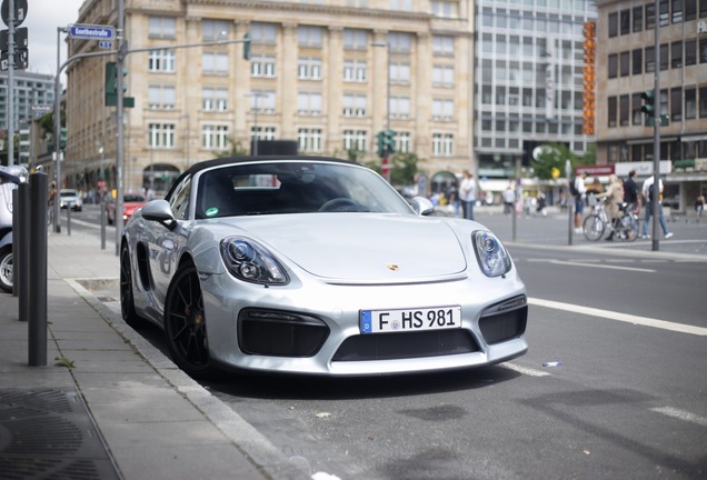 Porsche 981 Boxster Spyder