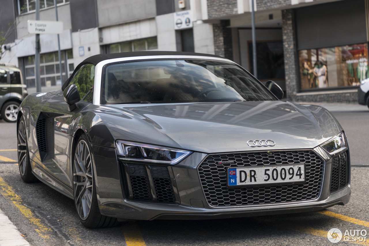 Audi R8 V10 Plus Spyder 2017