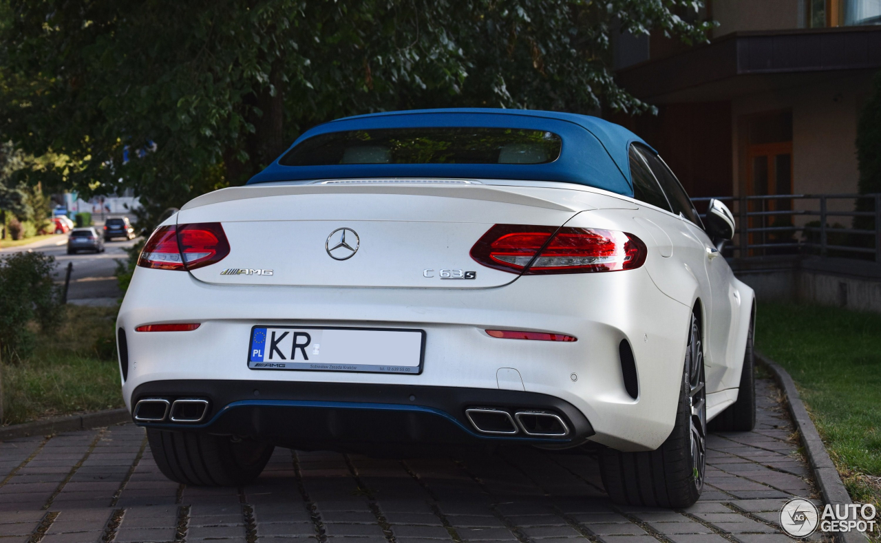 Mercedes-AMG C 63 S Convertible A205 Ocean Blue Edition