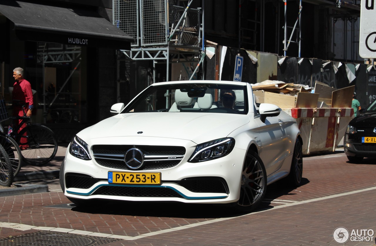 Mercedes-AMG C 63 S Convertible A205 Ocean Blue Edition