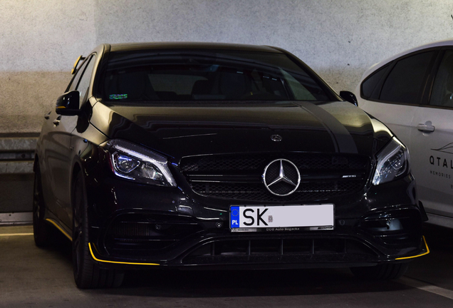 Mercedes-AMG A 45 W176 Yellow Night Edition