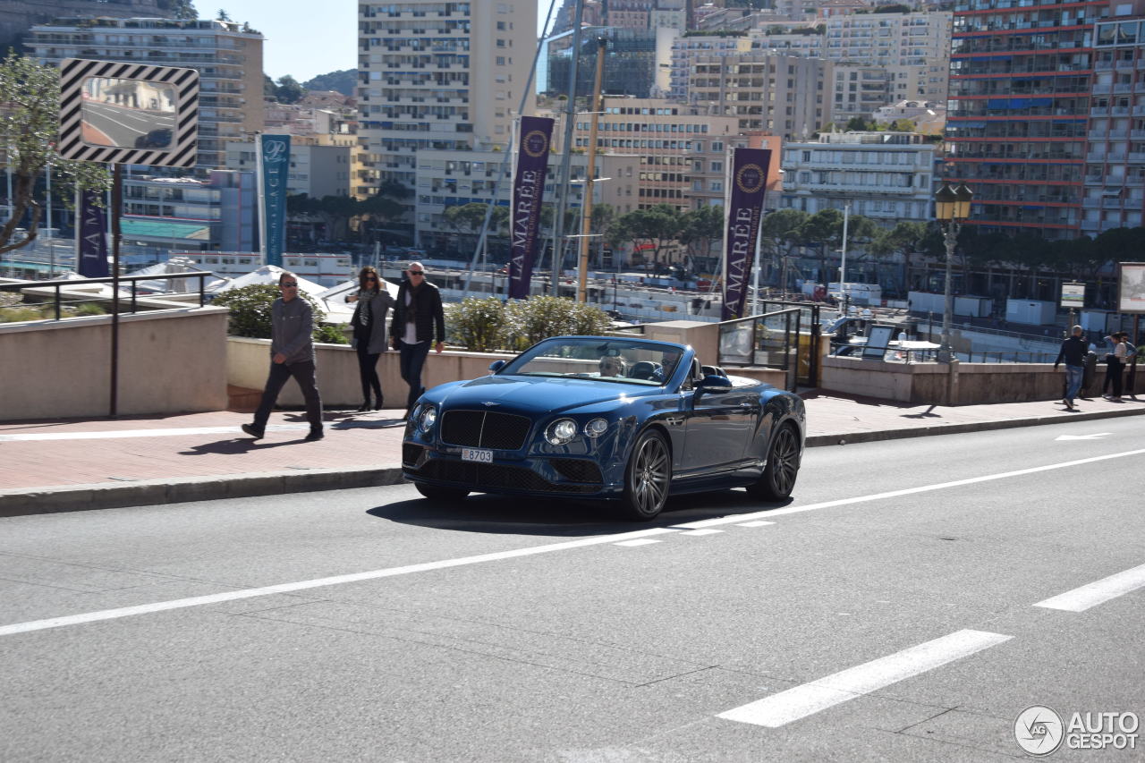 Bentley Continental GTC Speed 2016