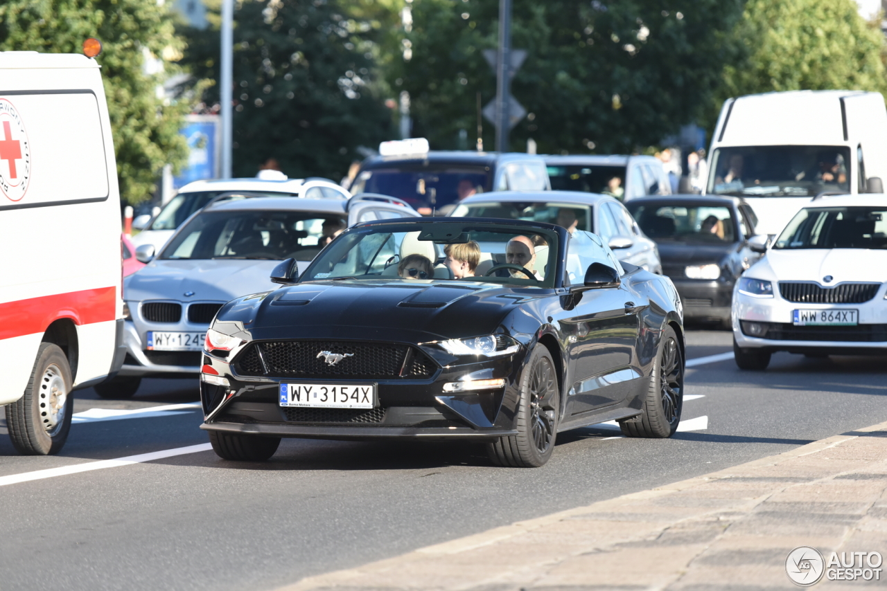 Ford Mustang GT Convertible 2018