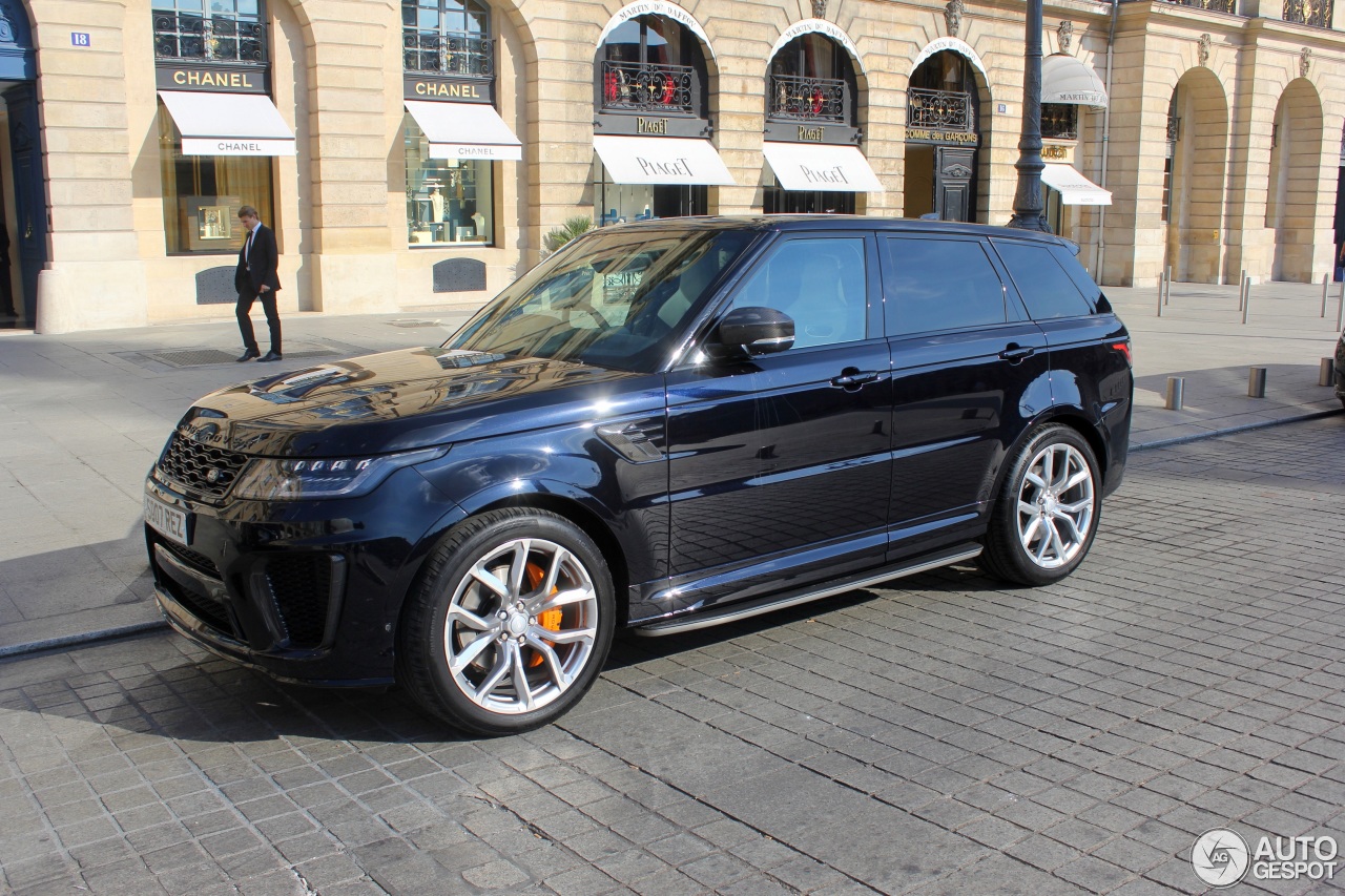 Land Rover Range Rover Sport SVR 2018