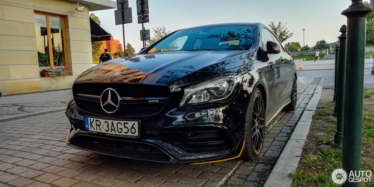 Mercedes-AMG CLA 45 C117 Yellow Night Edition