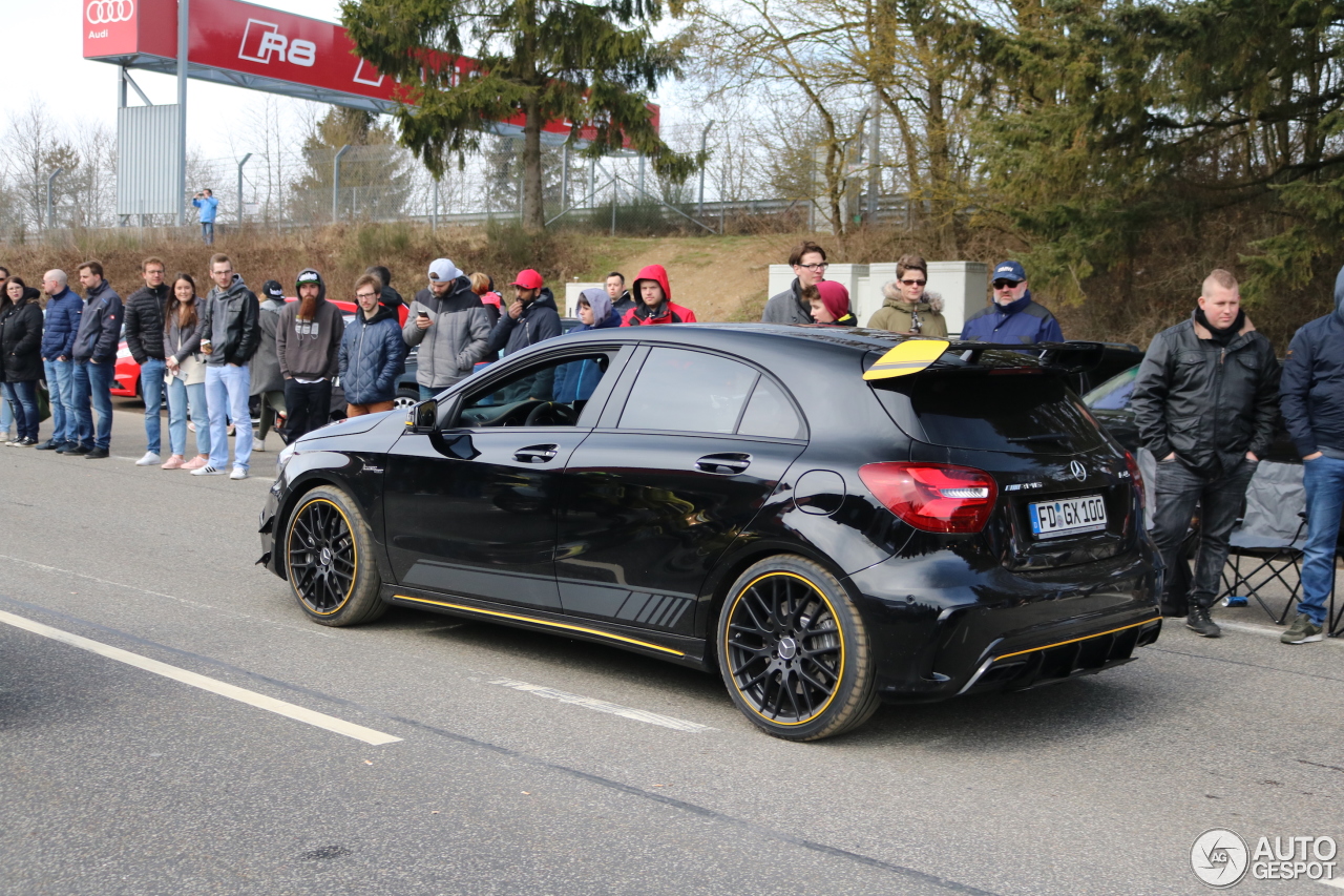 Mercedes-AMG A 45 W176 Yellow Night Edition