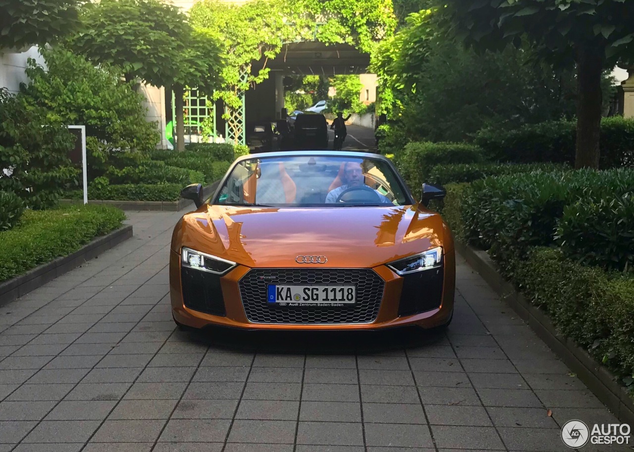 Audi R8 V10 Plus Spyder 2017