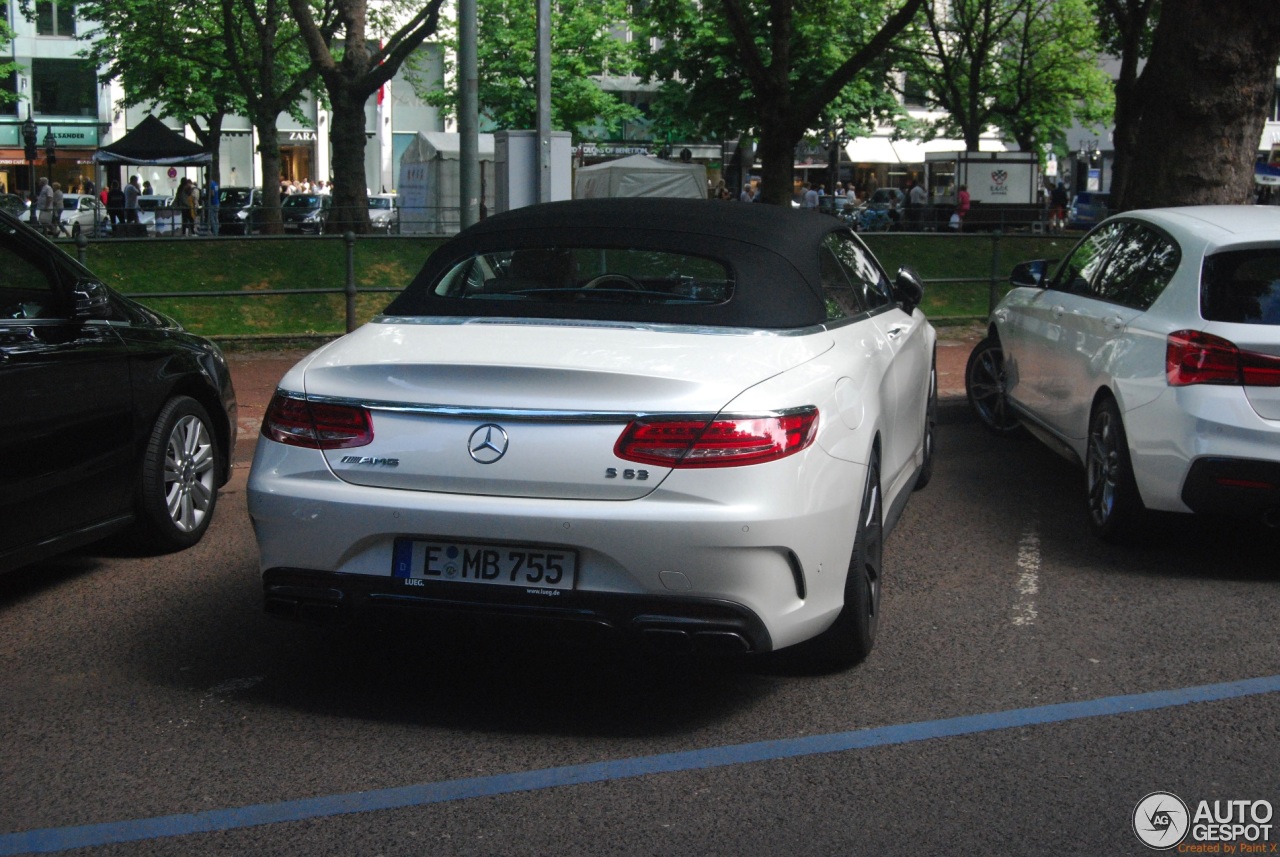 Mercedes-AMG S 63 Convertible A217