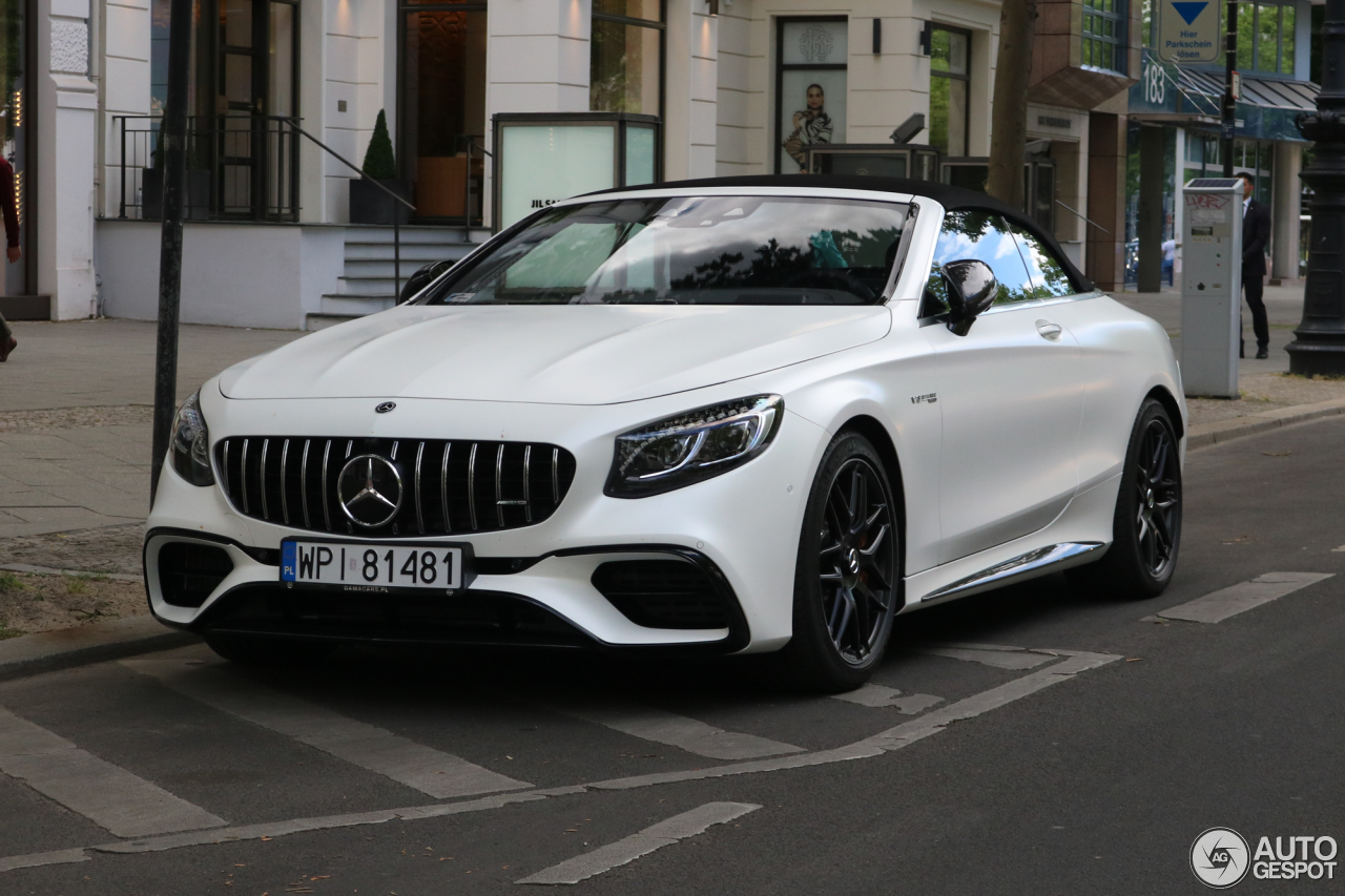 Mercedes-AMG S 63 Convertible A217 2018