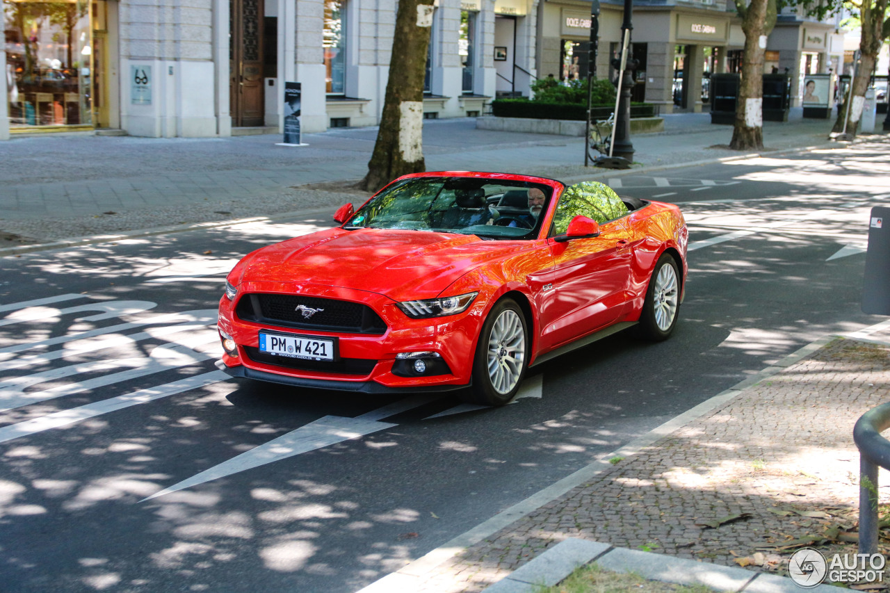 Ford Mustang GT Convertible 2015