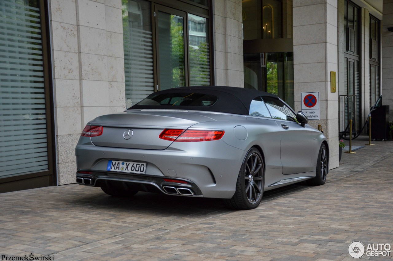 Mercedes-AMG S 63 Convertible A217