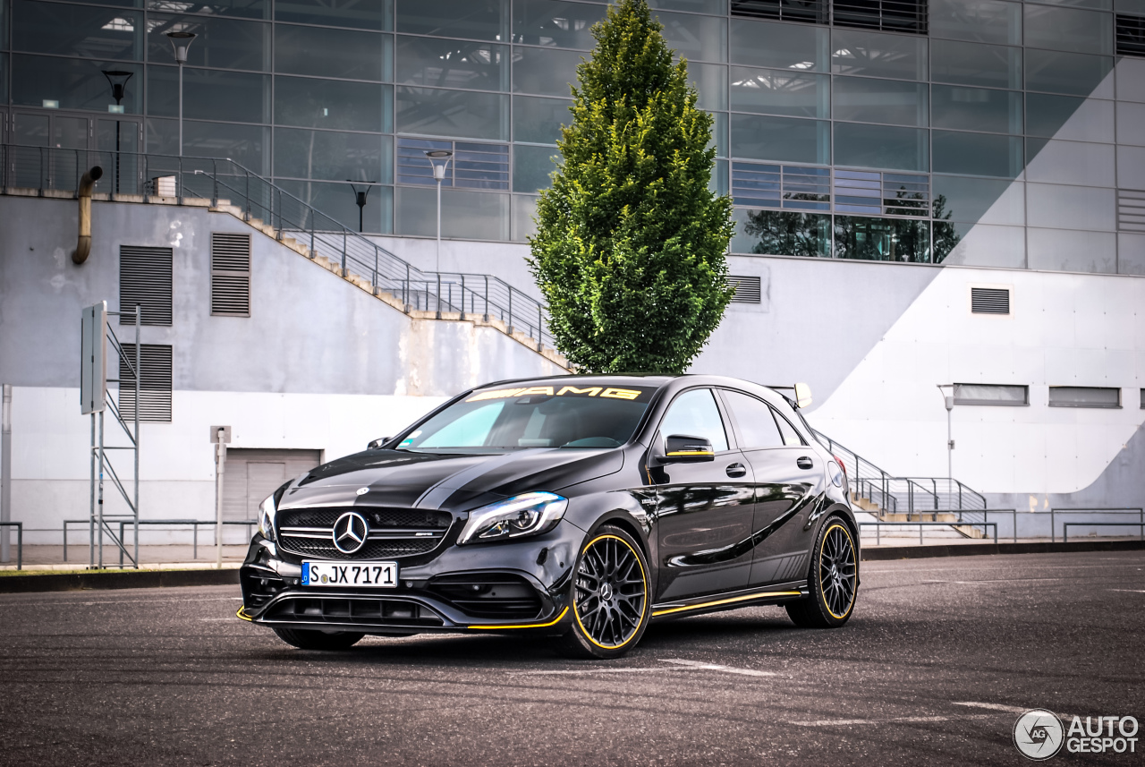 Mercedes-AMG A 45 W176 Yellow Night Edition