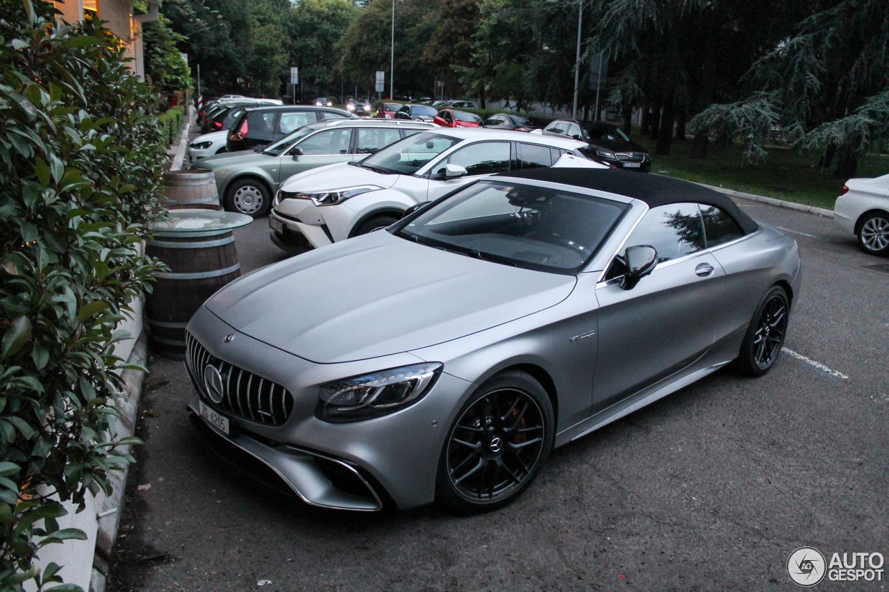 Mercedes-AMG S 63 Convertible A217 2018