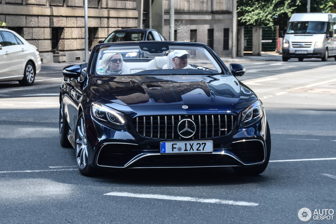 Mercedes-AMG S 63 Convertible A217 2018