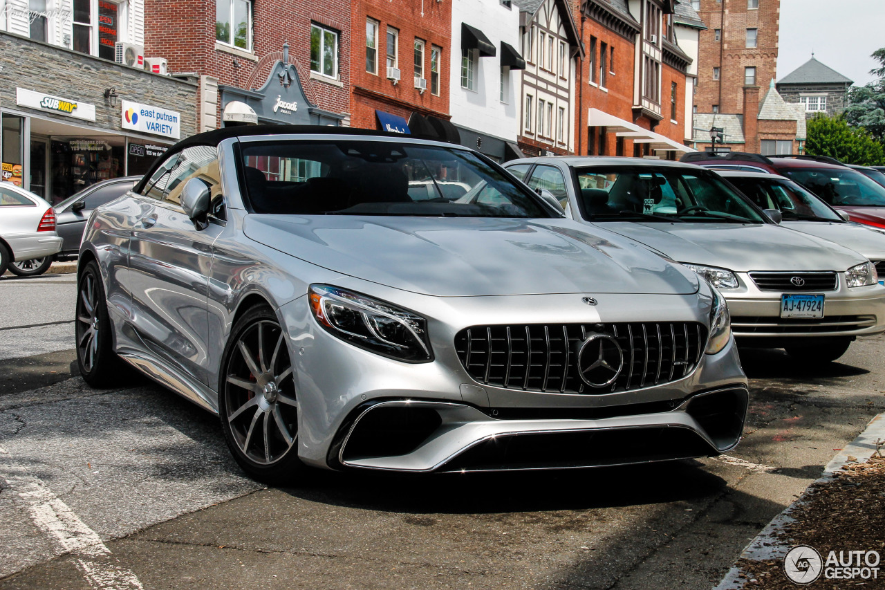 Mercedes-AMG S 63 Convertible A217 2018