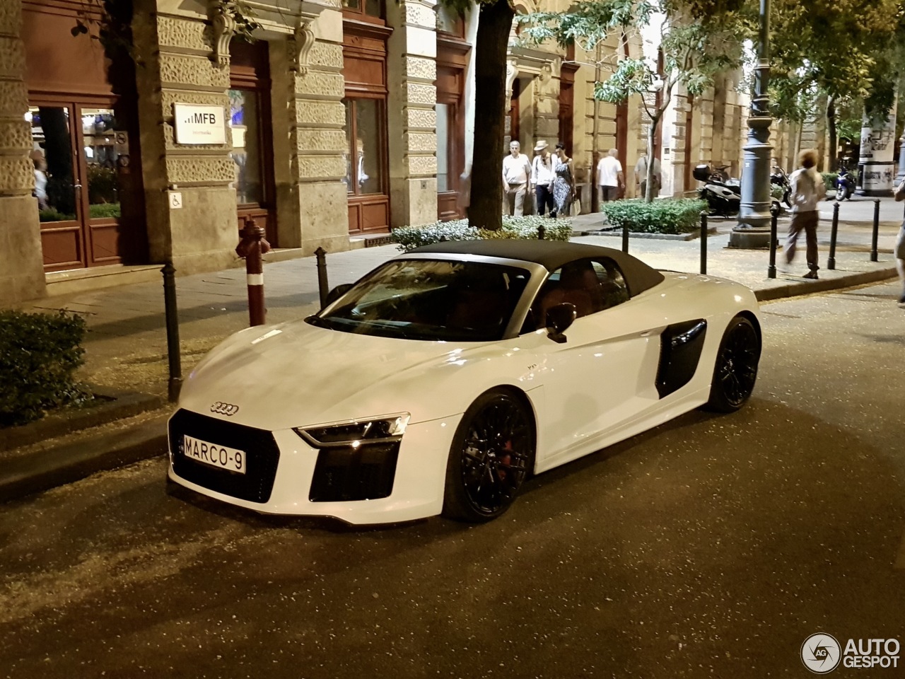 Audi R8 V10 Spyder 2016