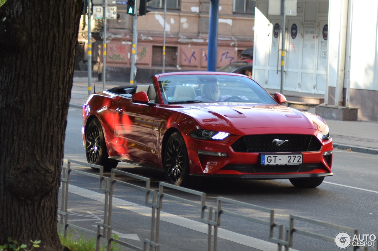 Ford Mustang GT Convertible 2018