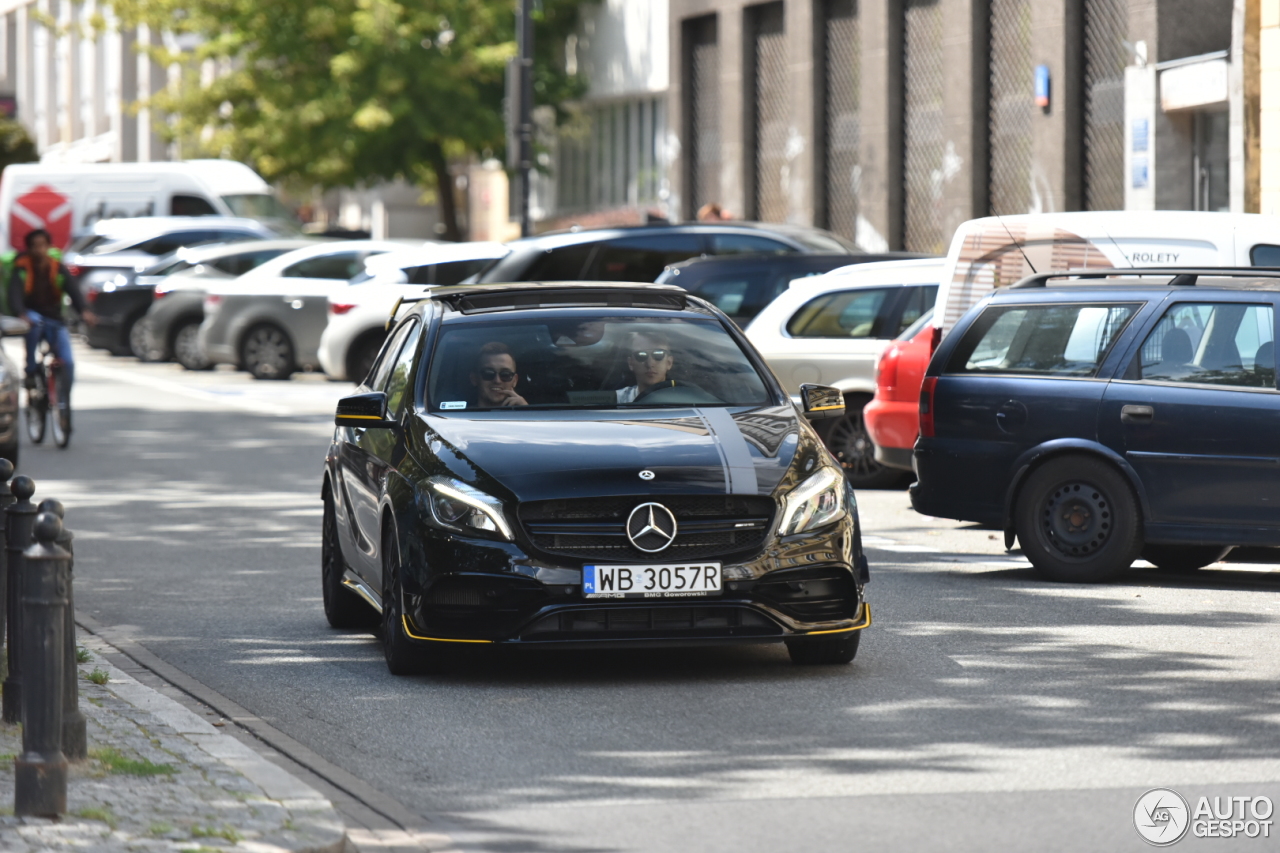 Mercedes-AMG A 45 W176 Yellow Night Edition