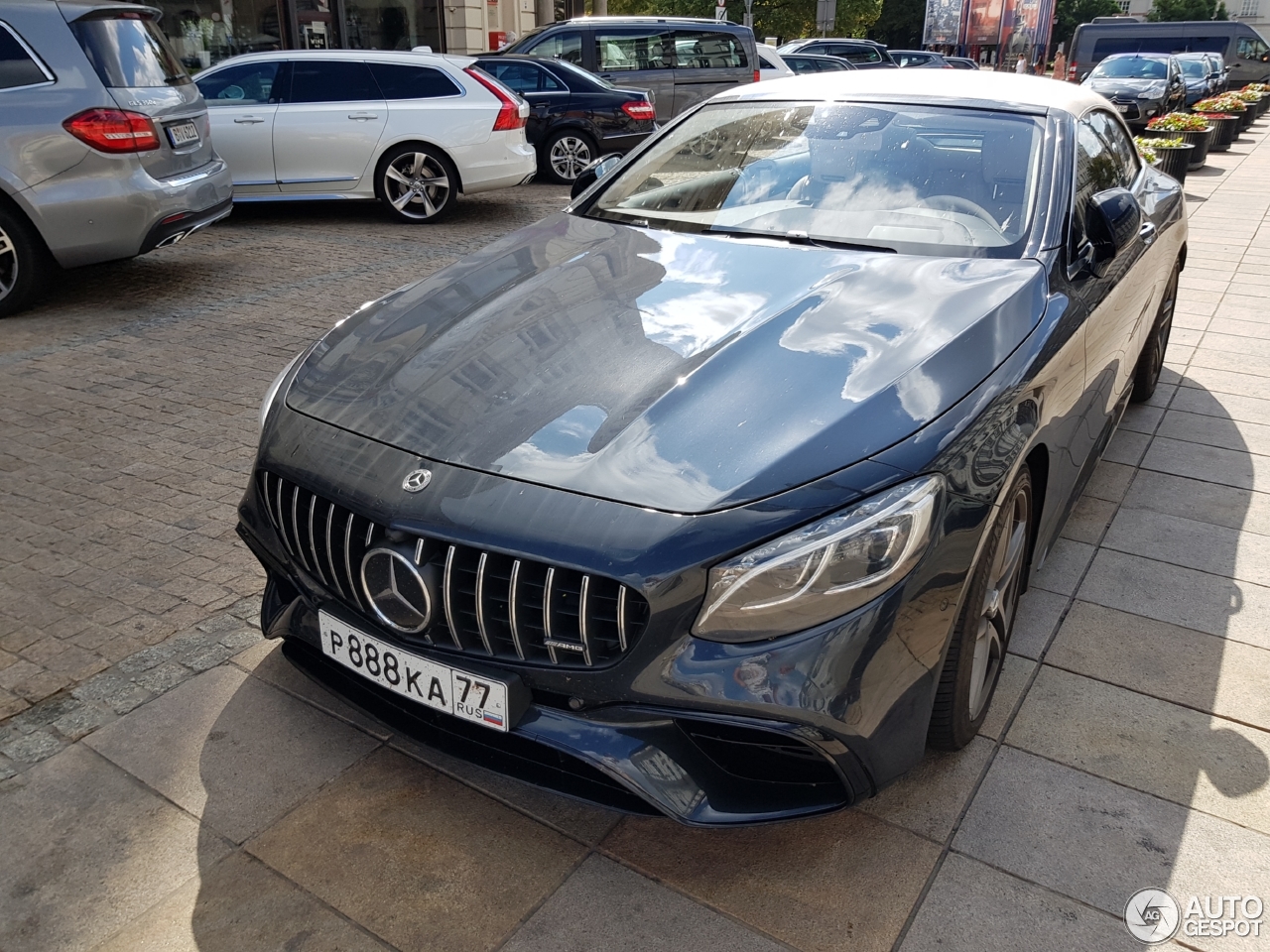 Mercedes-AMG S 63 Convertible A217 2018