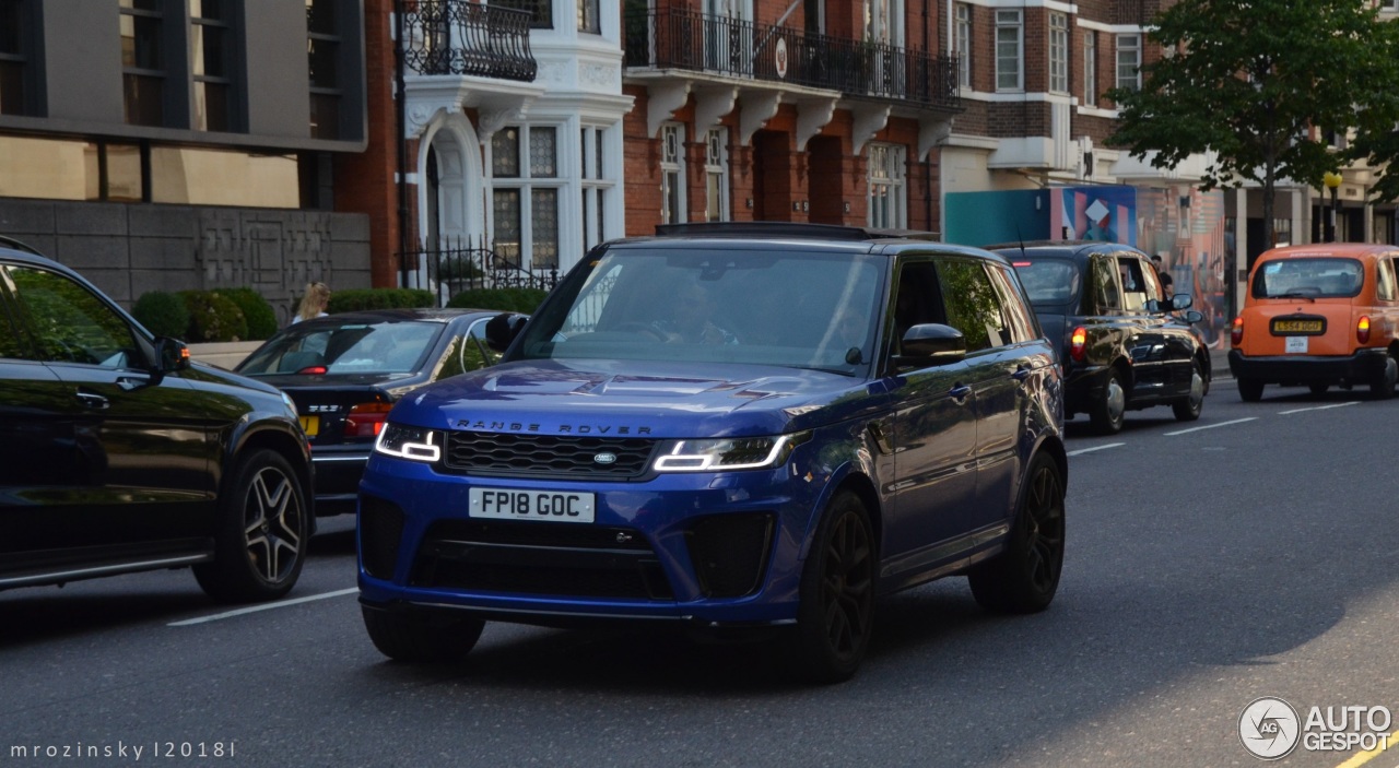 Land Rover Range Rover Sport SVR 2018