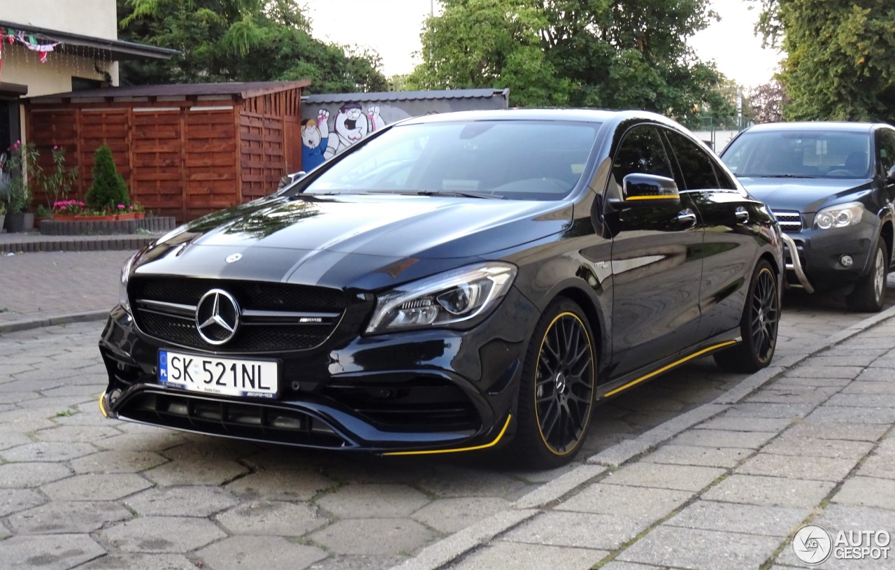 Mercedes-AMG CLA 45 C117 Yellow Night Edition