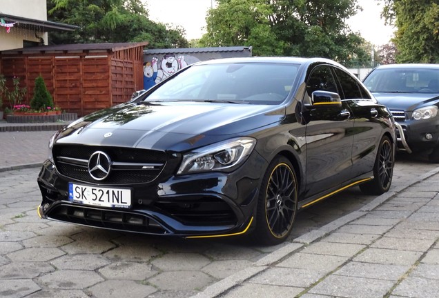 Mercedes-AMG CLA 45 C117 Yellow Night Edition