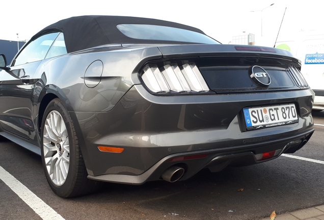 Ford Mustang GT Convertible 2015