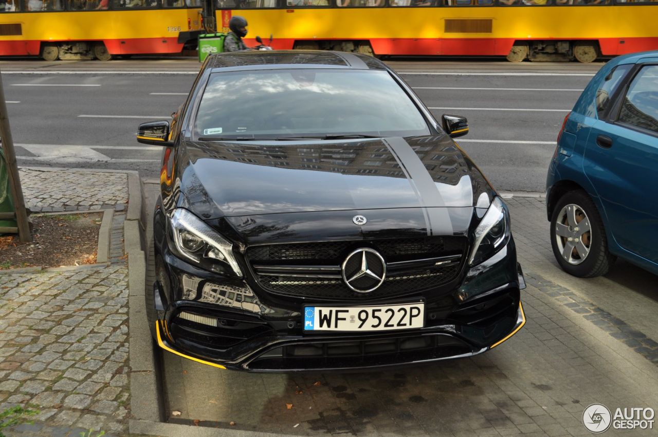 Mercedes-AMG A 45 W176 Yellow Night Edition