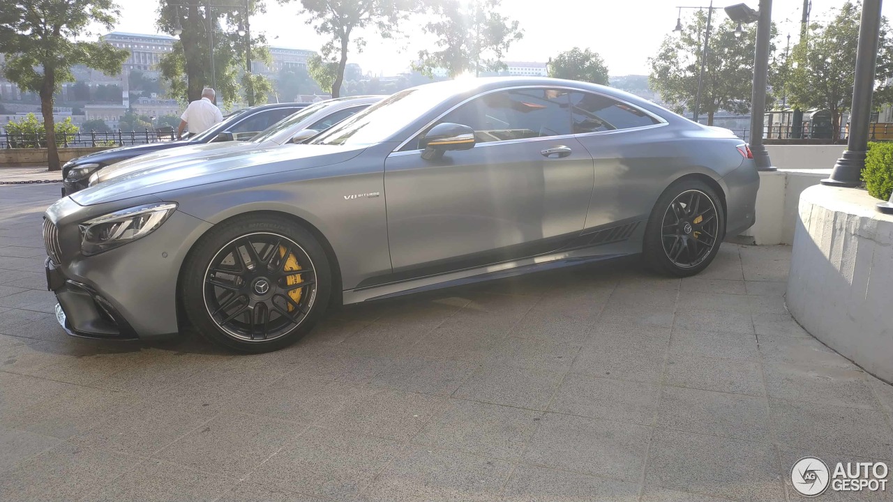 Mercedes-AMG S 63 Coupé C217 2018 Yellow Night Edition