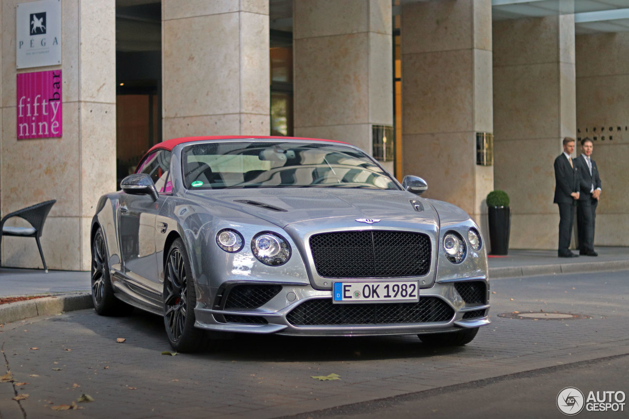 Bentley Continental Supersports Convertible 2018