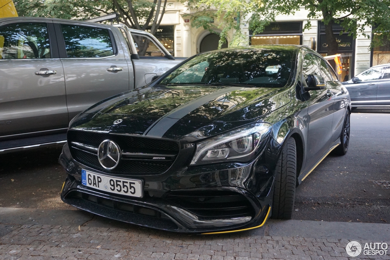 Mercedes-AMG CLA 45 Shooting Brake X117 Yellow Night Edition