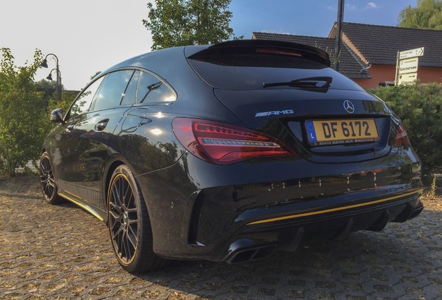 Mercedes-AMG CLA 45 Shooting Brake X117 Yellow Night Edition