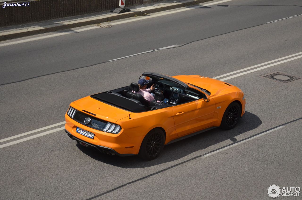 Ford Mustang GT Convertible 2018