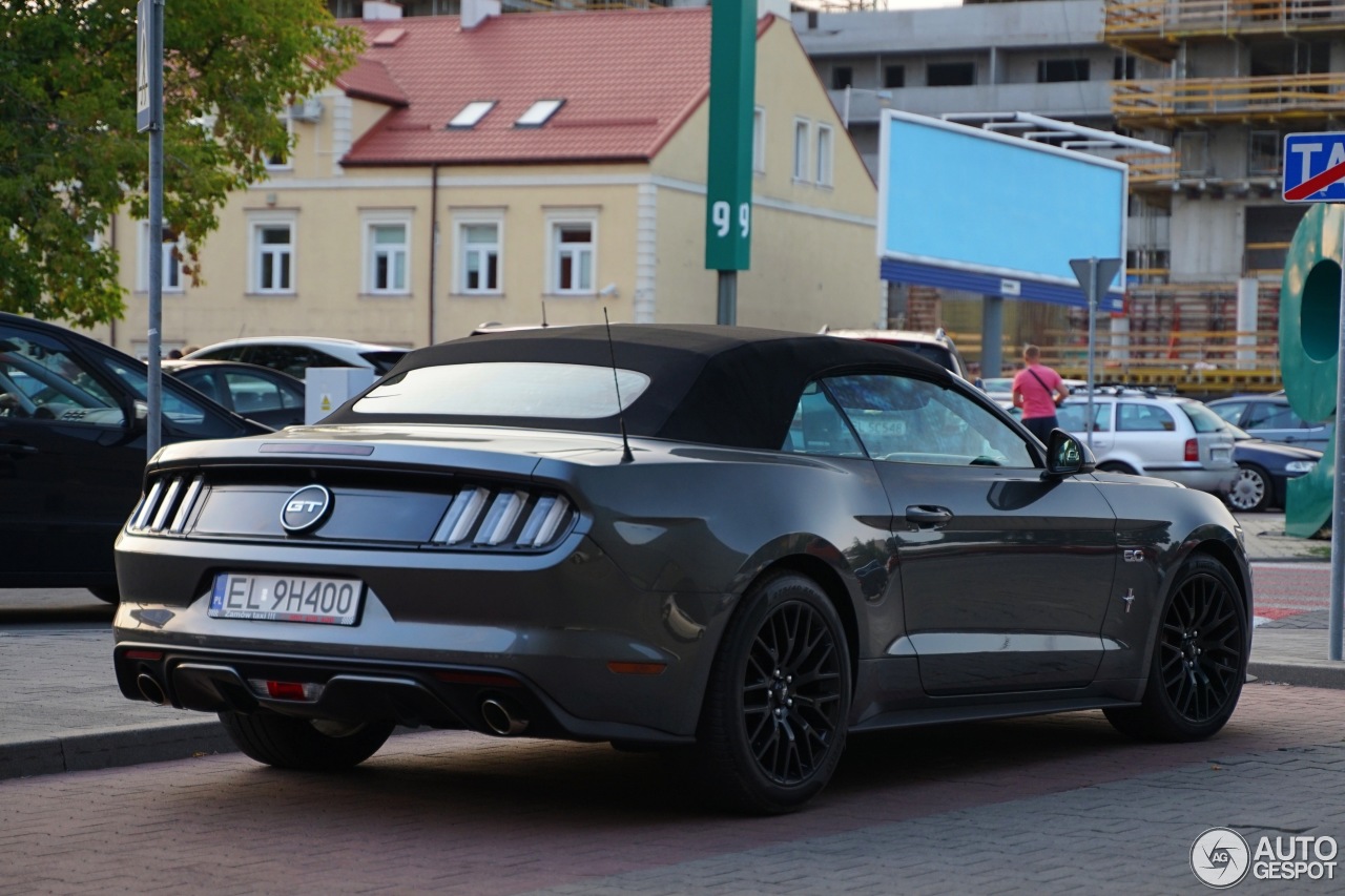 Ford Mustang GT Convertible 2015