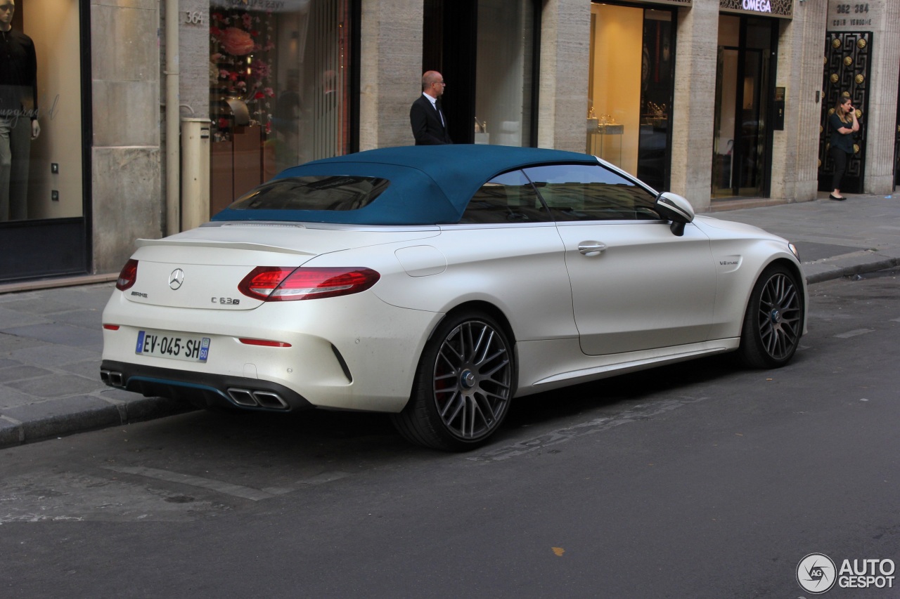 Mercedes-AMG C 63 S Convertible A205 Ocean Blue Edition