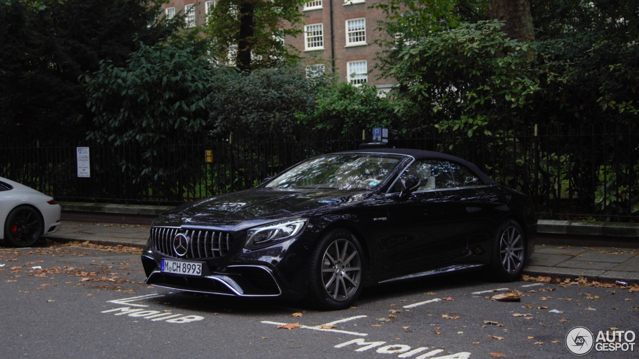 Mercedes-AMG S 63 Convertible A217 2018