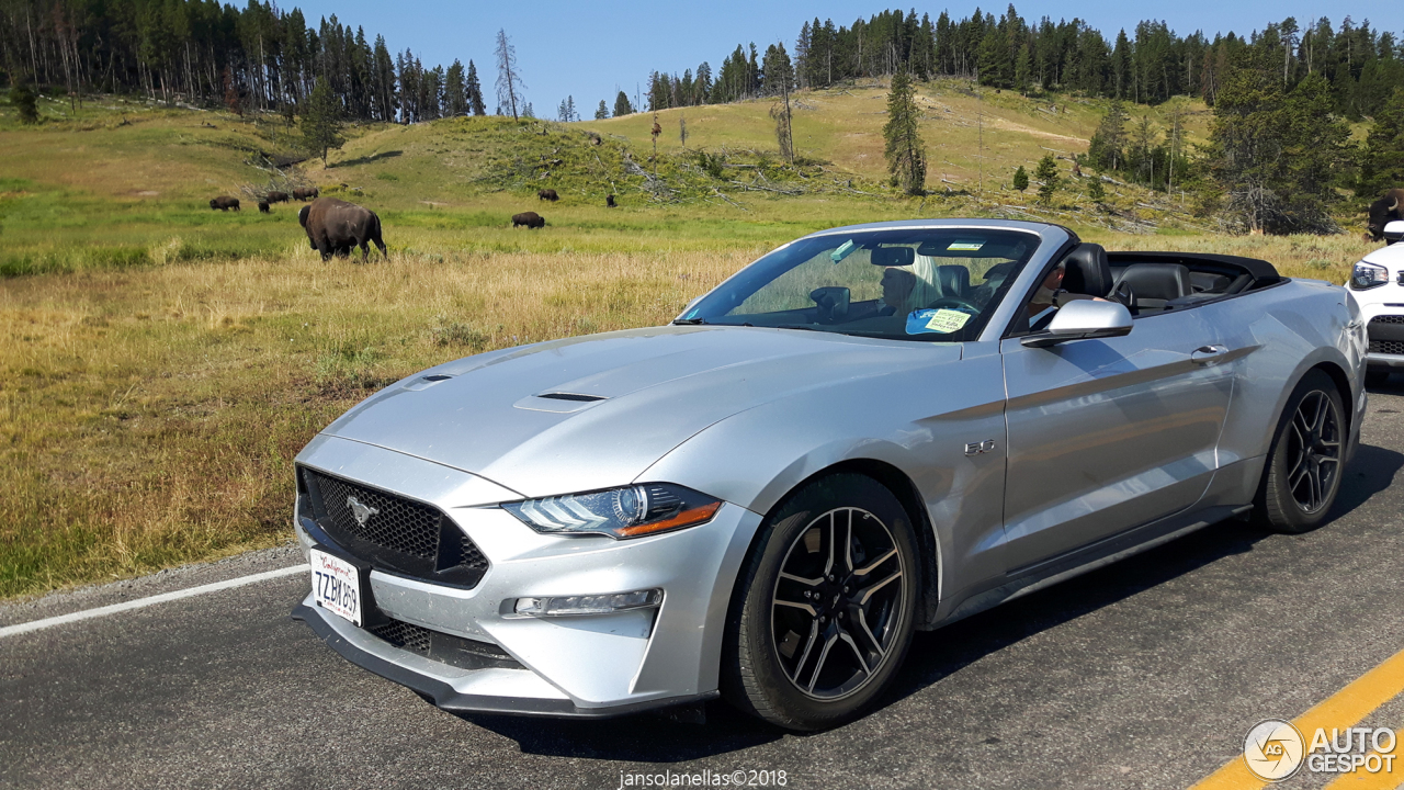 Ford Mustang GT Convertible 2018