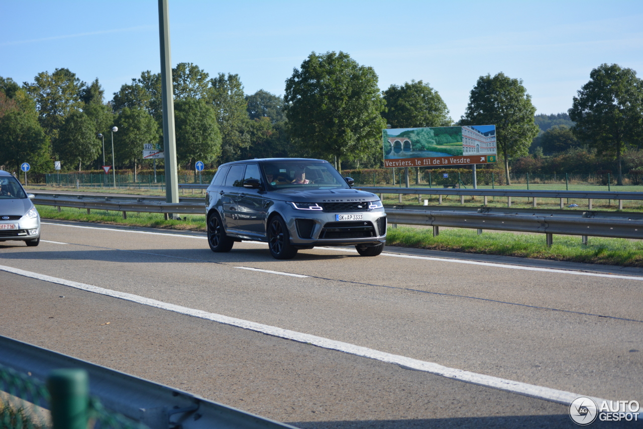 Land Rover Range Rover Sport SVR 2018