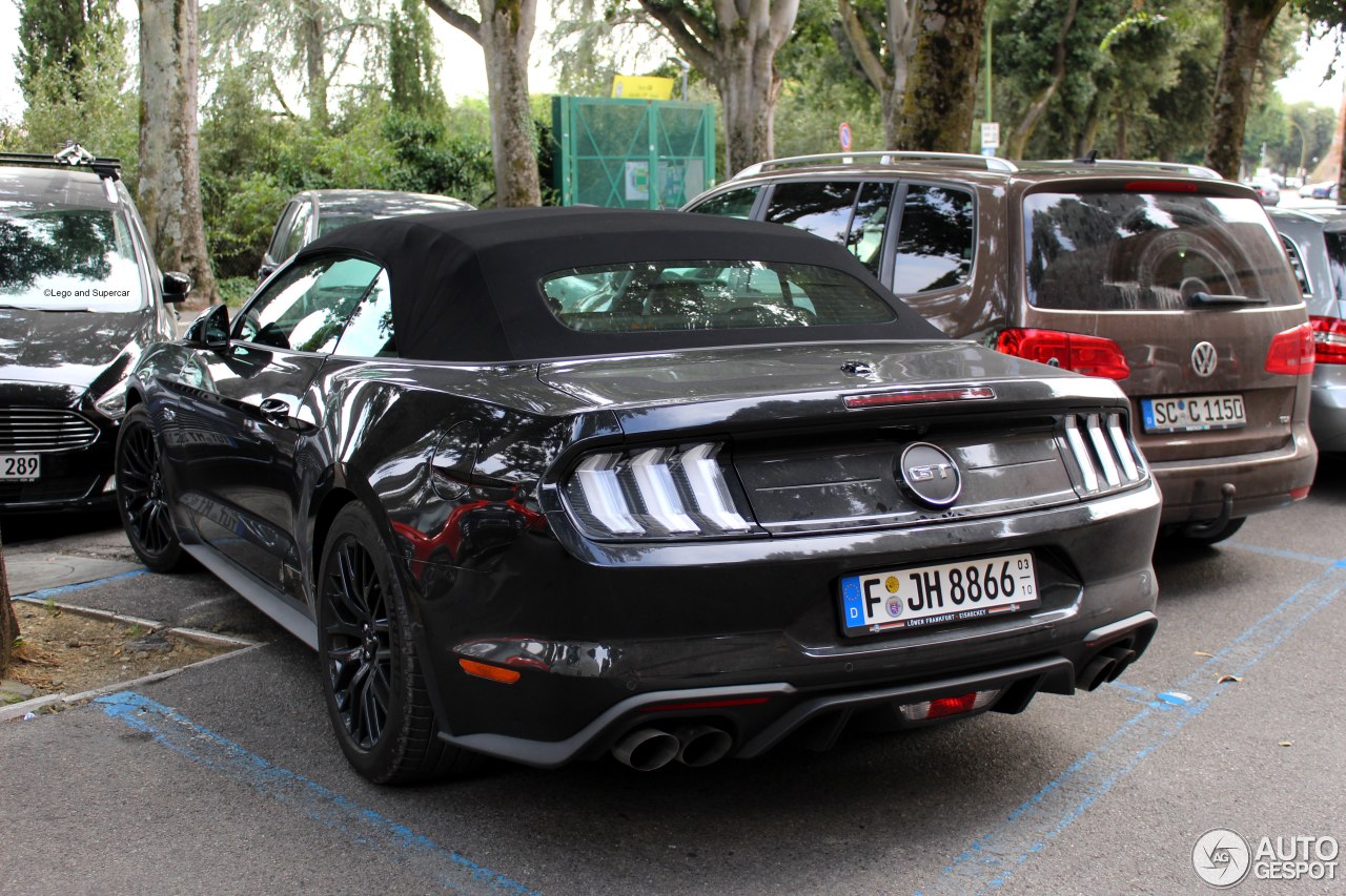 Ford Mustang GT Convertible 2018