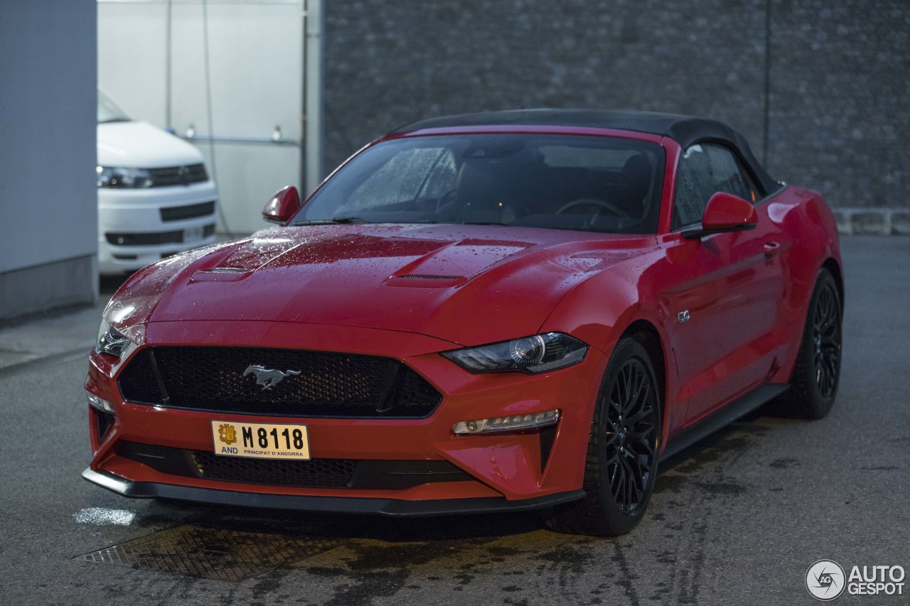 Ford Mustang GT Convertible 2018