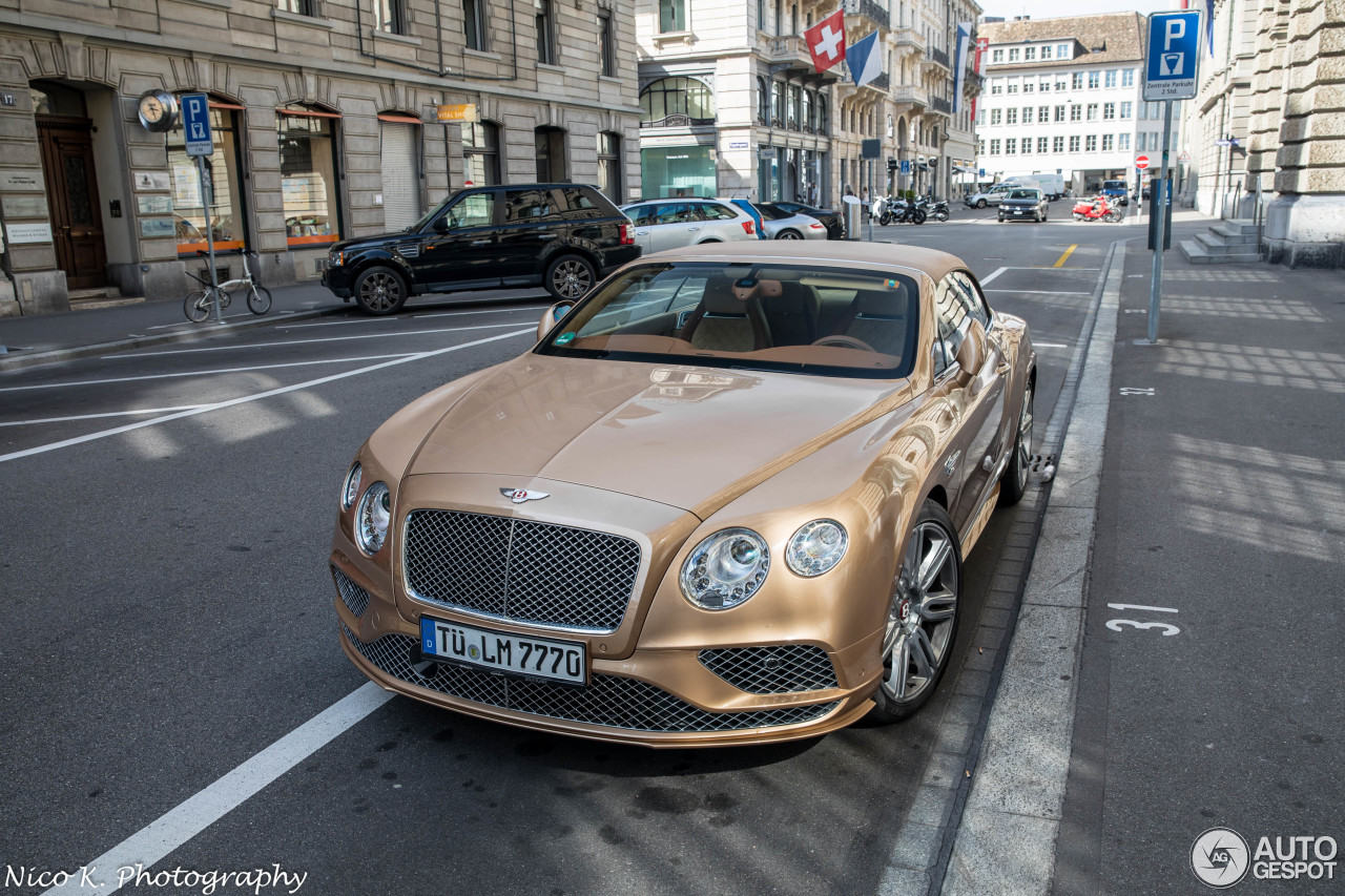 Bentley Continental GTC V8 S 2016 Timeless Series