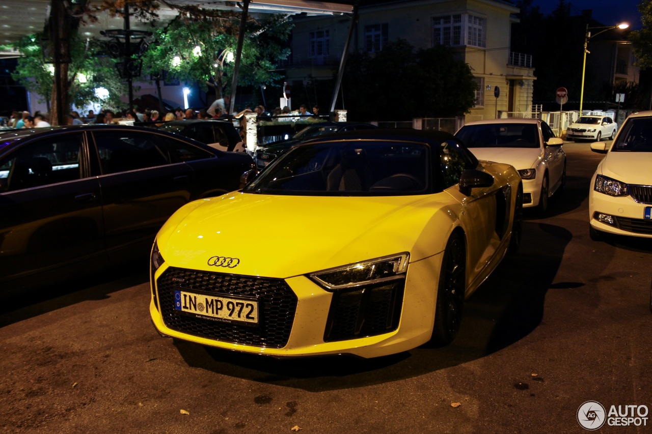 Audi R8 V10 Plus Spyder 2017