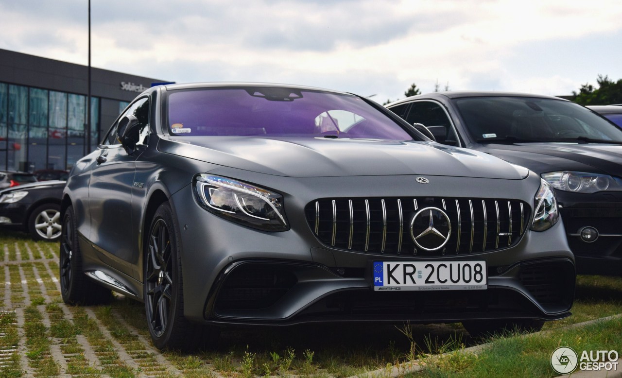 Mercedes-AMG S 63 Coupé C217 2018 Yellow Night Edition