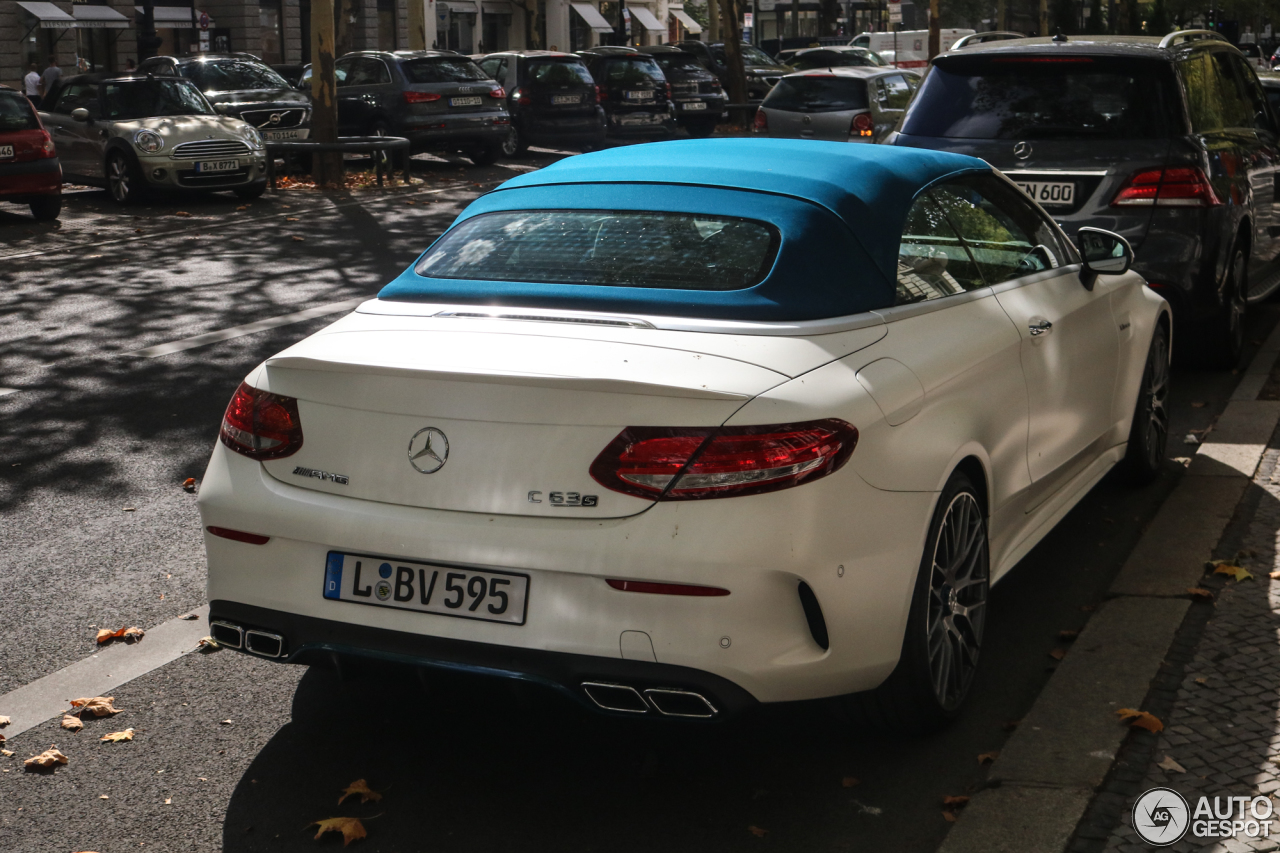 Mercedes-AMG C 63 S Convertible A205 Ocean Blue Edition