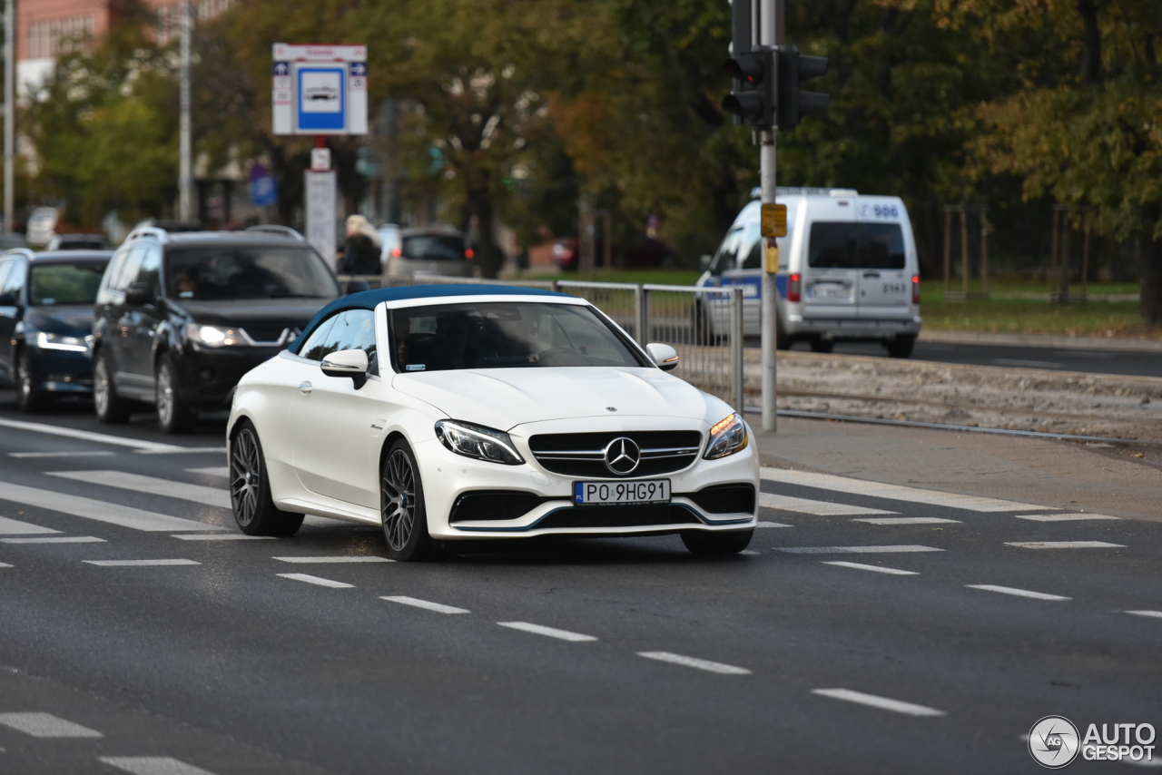 Mercedes-AMG C 63 S Convertible A205 Ocean Blue Edition