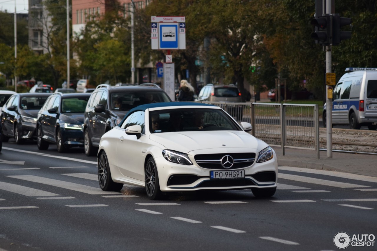 Mercedes-AMG C 63 S Convertible A205 Ocean Blue Edition