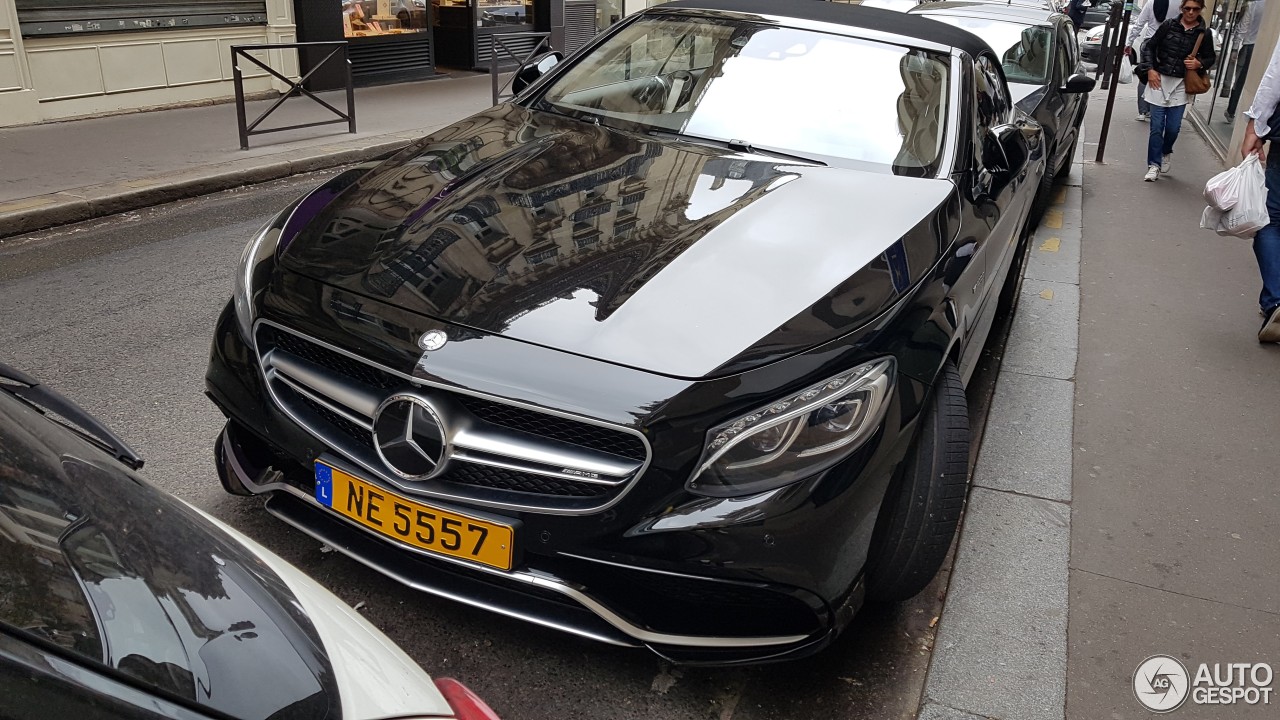 Mercedes-AMG S 63 Convertible A217