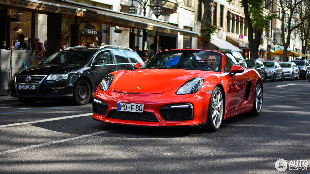 Porsche 981 Boxster Spyder