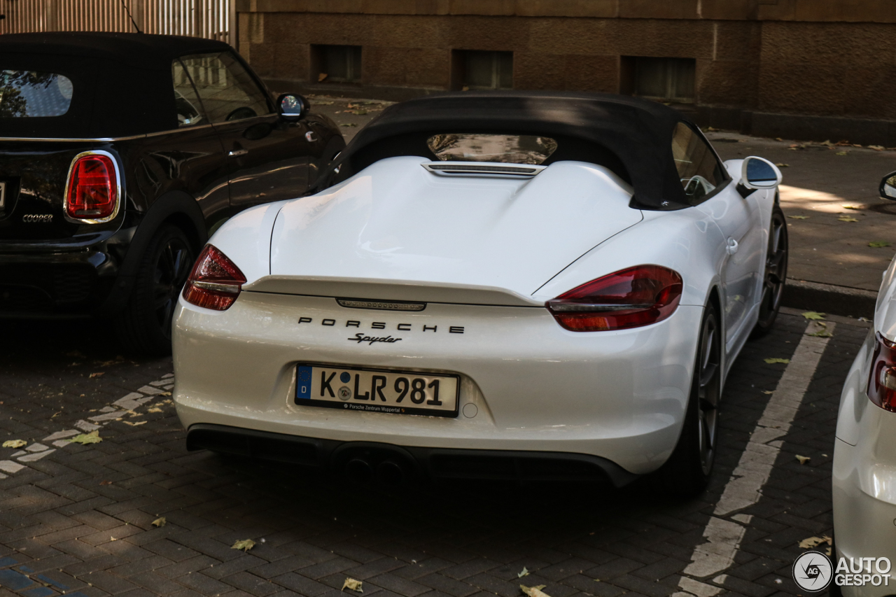 Porsche 981 Boxster Spyder